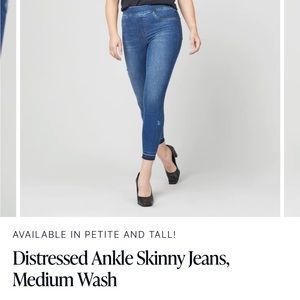 EUC Spanx skinny jeans